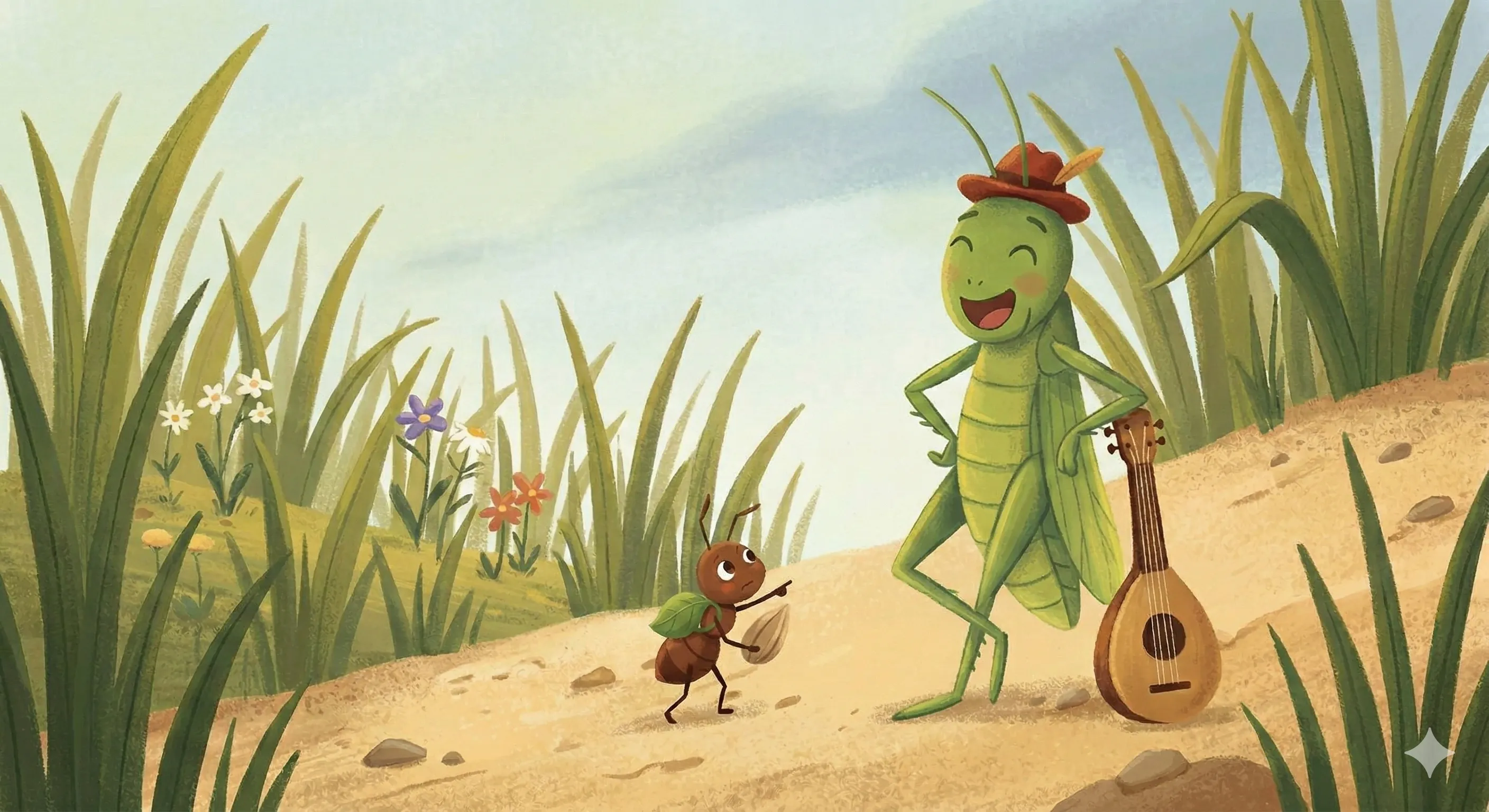 چیونٹی اور ٹڈی