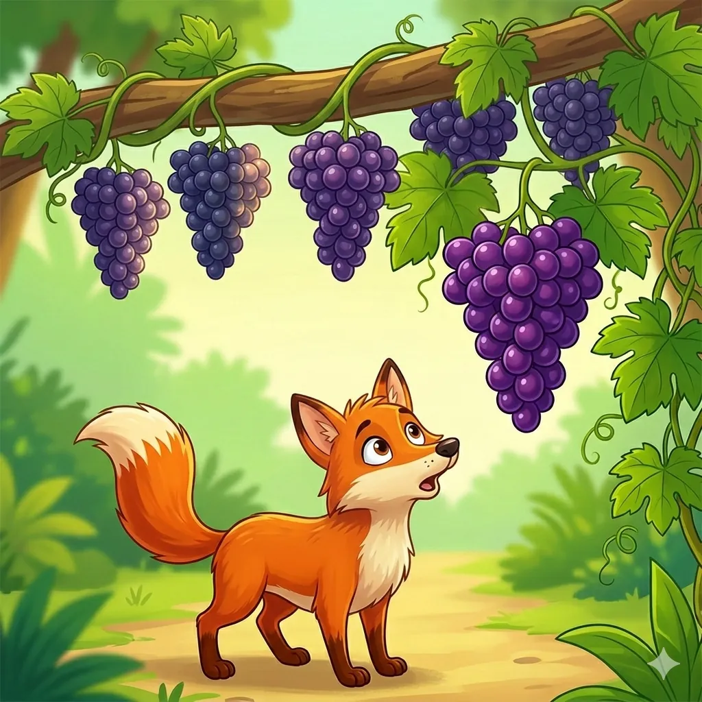 لومڑی اور انگور